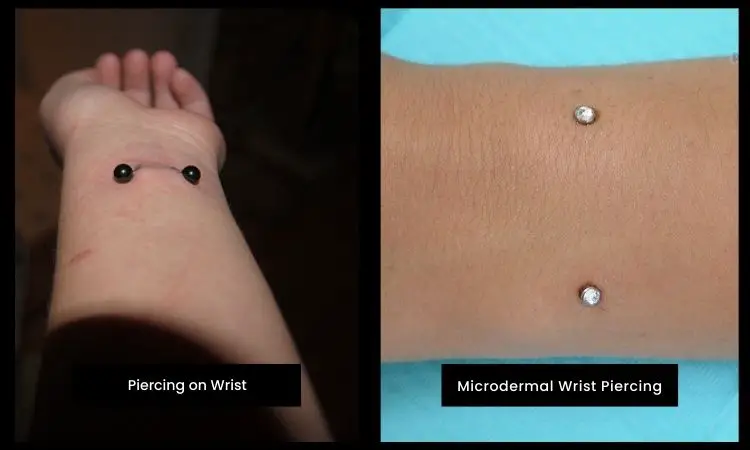 Different Wrist Piercing Pictures