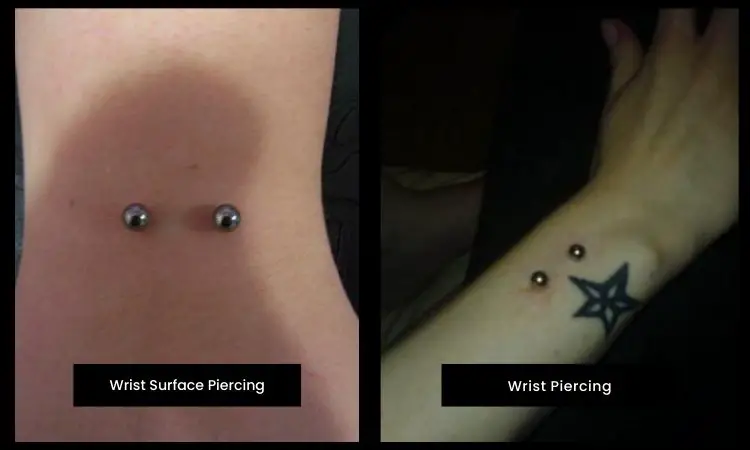 Different wrist Piercing Ideas