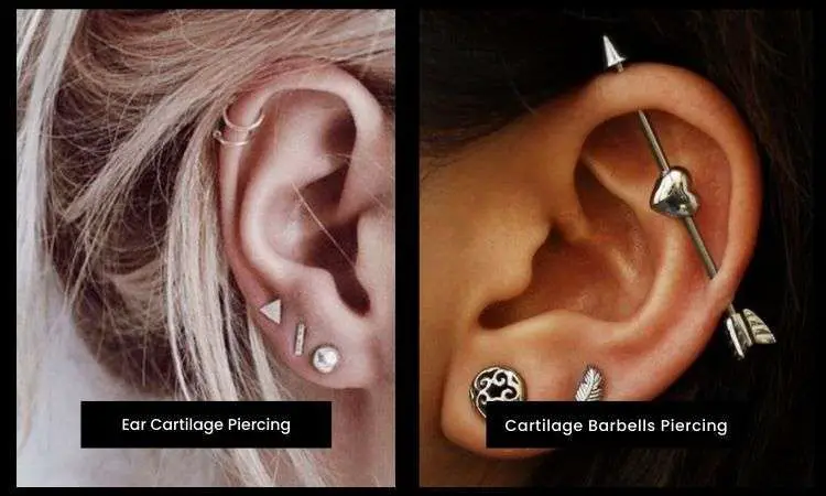 Different types of Cartilage Piercing