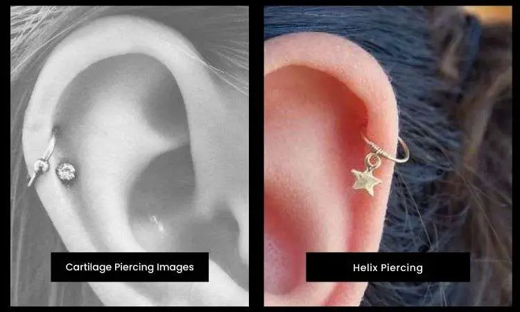 Different types of Cartilage Piercing Ideas
