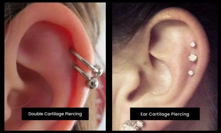 Different types of Ear Cartilage Piercing