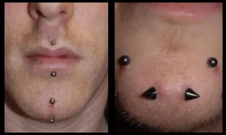Chin Piercing Pictures