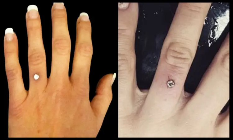 Diamond Finger Piercing