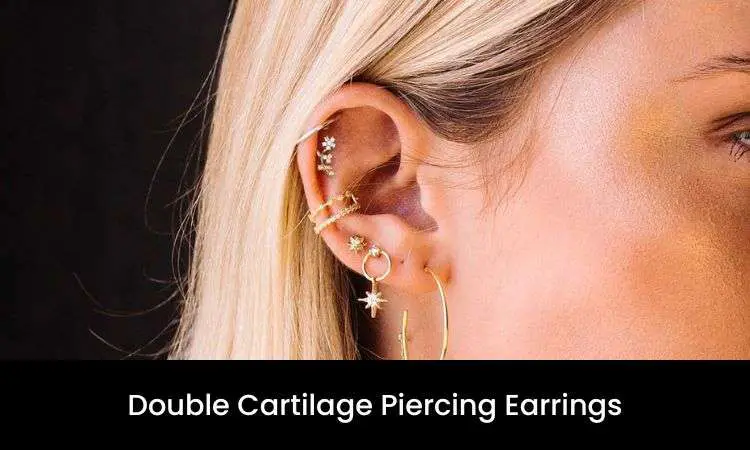 Double Cartilage Piercing Earrings