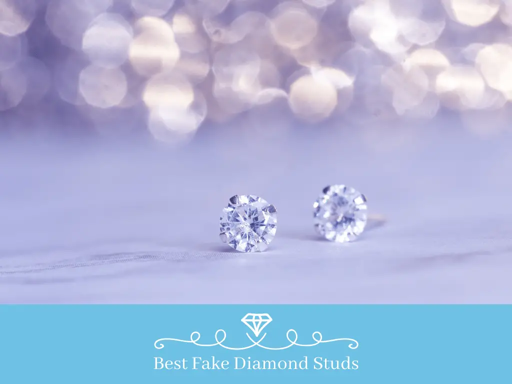 best fake diamond studs