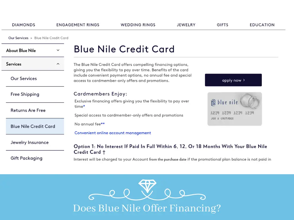 Blue Nile Financing