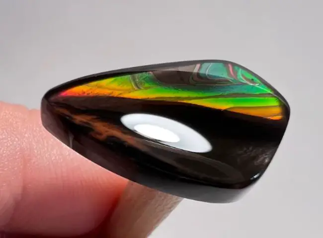 A beautiful pieces of fire obsidian 