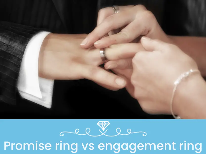 Promise ring vs engagement ring
