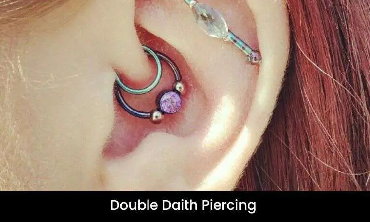Double Daith Piercing 