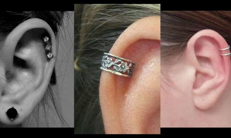Different Types of Helix Piercing Pictures