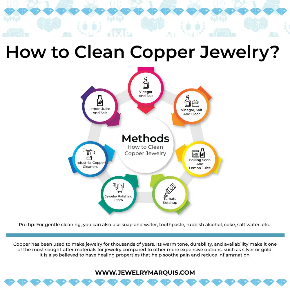 Easy DIY Method to clean copper jewelry